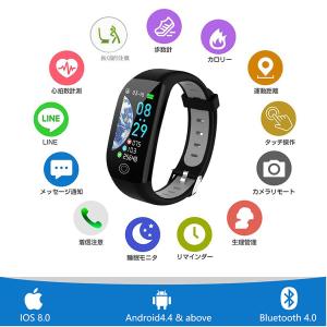 スマートウォッチ 万歩計 活動量計 歩数計 多...の詳細画像2
