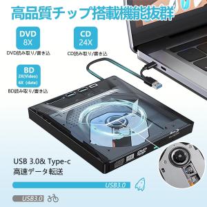 ブルーレイドライブ 外付け BD/CD/DVD...の詳細画像2