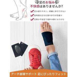 サポーター 足 扁平足 フット インソール足底...の詳細画像1