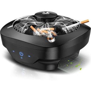 灰皿 卓上 空気清浄機 自宅喫煙所 スモークレス灰皿 吸い込む 煙吸引機