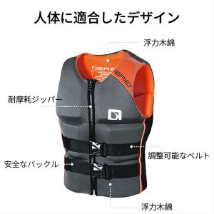 【レビュー特典】ライフジャケット 大人用 シュ...の詳細画像2