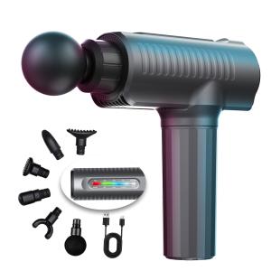 マッサージガン 筋膜リリース 電動マッサージャー 30段階強力振動 LCD