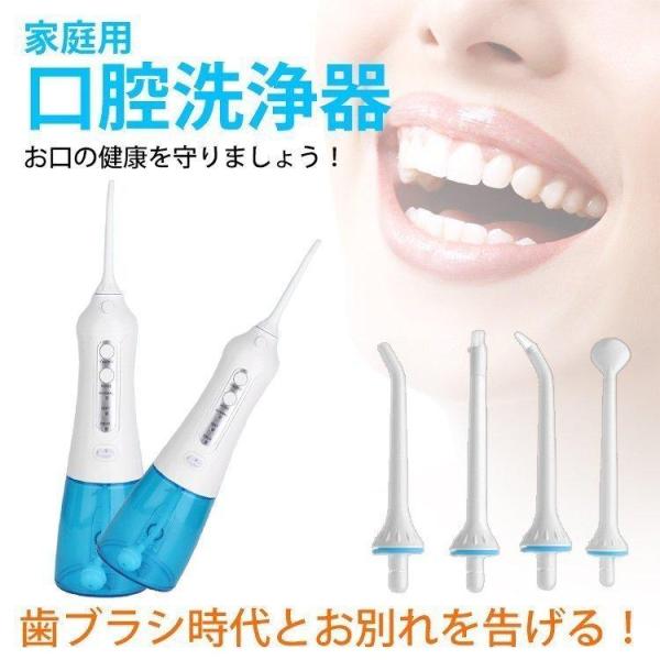 口腔洗浄器 電動ジェットウォッシャー 口腔洗浄機 歯間ジェット USB充電 口腔洗浄 歯茎ケア IP...