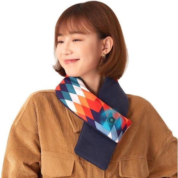 ネックウォーマー 秋 冬 防寒 電気加熱 スカーフ USB充電式 通気性抜群 暖かい 柔らかい 伸縮...