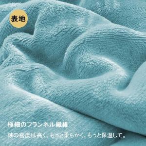 毛布 シングル 二枚合わせ フランネル マイク...の詳細画像2
