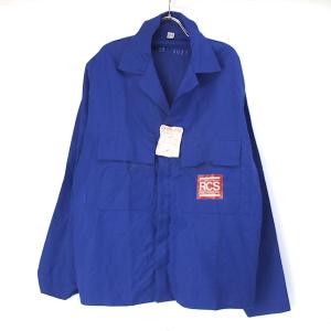 USED 70'S ユーロワークジャケット WORK JKT カバーオール - BLUE