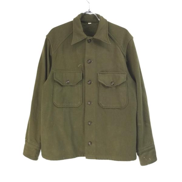 古着 米軍　50&apos;s ウールシャツ　ペンキ＆リペア [9016960]