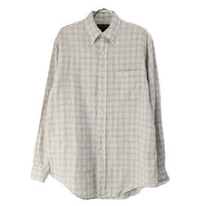 ^*^様 AURALEE ストライプ 長袖シャツ AURALEE 「AURALEE」 ストライプ柄長袖シャツ 1 ブルー メンズ