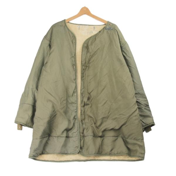 古着 M-1951 パーカー用 ライナー　後期タオルタイプ　MEDIUM リペアダメージ 米軍 50...