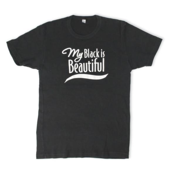 My Black is Beautiful　Tシャツ　USA製 アメリカンアパレル　レディース 古着...