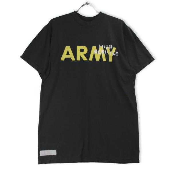 古着 米軍　ARMY PFU ステンシル　ペイント　Tシャツ MEDIUM 【メール便可】 [902...
