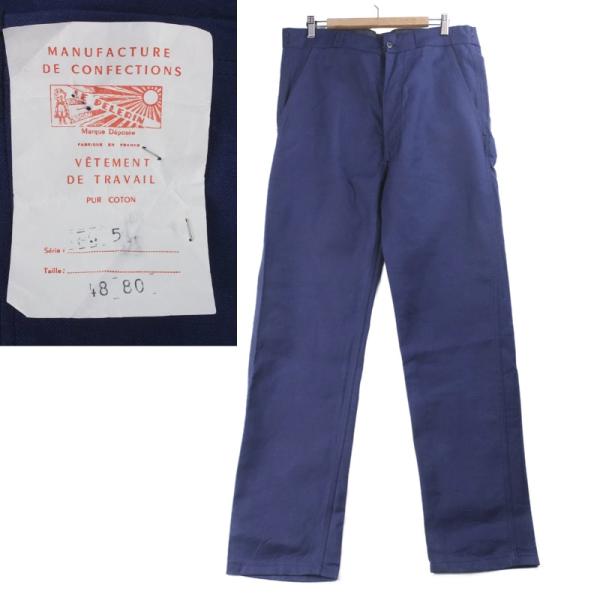 ユーロ フレンチ  ワークパンツ　LE PELERIN デッドストック 48-80実寸W37L34 ...