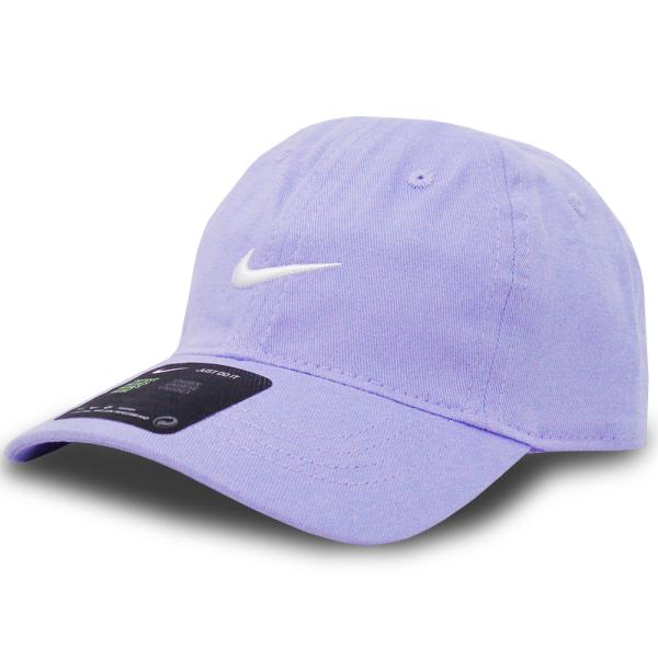 ベビー ナイキ アジャスタブルキャップ Nike Infant Cap 赤ちゃん 帽子　紫白 BA8...