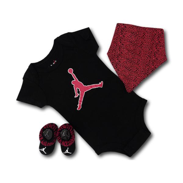 べビー ジョーダン ロンパース 3点セット Jordan Infant Set スタイ 靴下 ギフト...