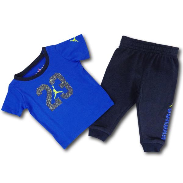 ベビー ジョーダン Tシャツ ＆ スウェットパンツ セットアップ Jordan Infant T-s...