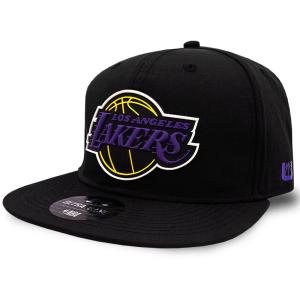 NBA ロサンゼルス・レイカーズ スナップバックキャップ Ultra Game Los Angeles Lakers Snapback Cap ウルトラゲーム 帽子　黒紫 CN280｜hooptown