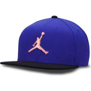 ジョーダン スナップバックキャップ Jordan Pro Jumpman Snapback Cap 帽子　ロイヤルブルー黒 JC083