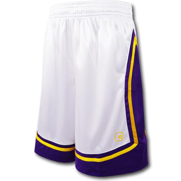 セール！メンズ AND1 Shorts アンドワン ショーツ バスパン バスケットパンツ 白紫黄色 ...