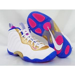 One ナイキ Little ポジットワン Nike バッシュ 白レーサーブルー 