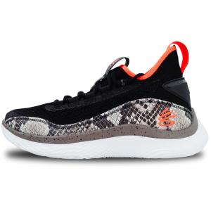 キッズ ジュニア Under Armour GS Curry 8 SNK アンダーアーマー ステフィン・カリー バスケットシューズ バッシュ Flow　黒白 KS822