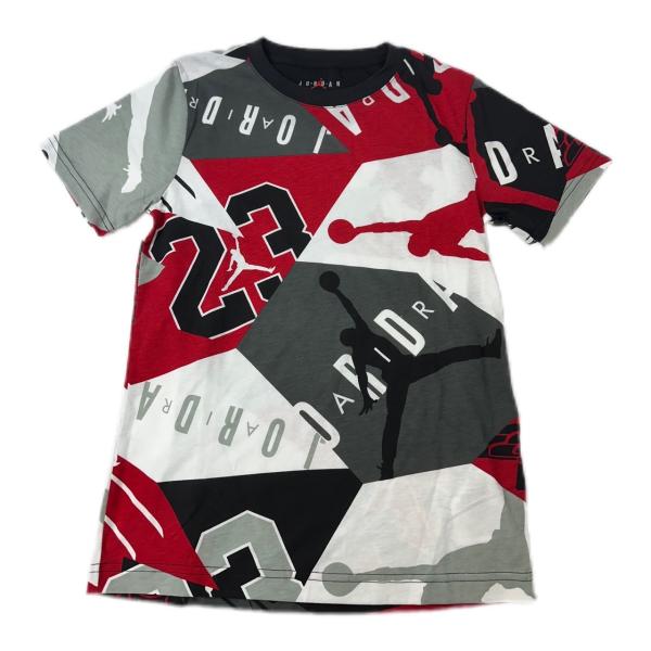 ジュニア ジョーダン グラフィック Ｔシャツ Jordan T-Shirt キッズ トップス　赤黒白...