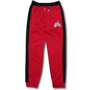 セール！ジュニア ジョーダン トレーニングパンツ Jordan Jumpman Classics Pants キッズ 長ズボン　赤黒白ドライフィット PK155｜hooptown