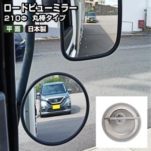 FB-18CU ロードビューミラー 角型平面 裏板：ウロコステンレス 枠色
