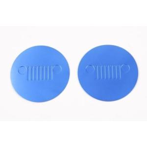 ジープコンパス2017 - ブルー2個tfor車内のフロント水カップガスケットホルダーパッド