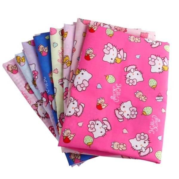 キティ キティちゃん　布 生地 パッチワーク布 ハギレ かわいい キャラクター 布地 裁縫 多種柄 ...