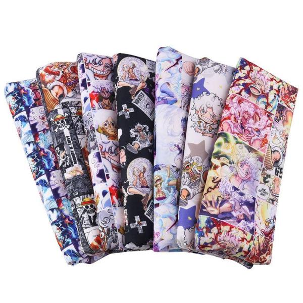 ワンピース ルフィ 布 生地 パッチワーク布 太陽の神ニカ　素材 手芸用 小物作り ハンドメイド ハ...