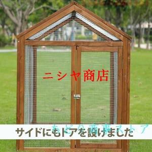 鶏小屋 木製 ケージ サークル 飼育ケージ ペ...の詳細画像4