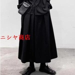 袴パンツ メンズ ワイドパンツ ハカマパンツ ...の詳細画像1
