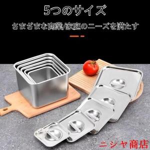 ステンレス 角形 調味容器 家庭用 業務 鍋焼...の詳細画像1