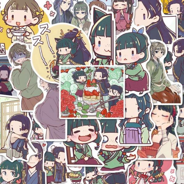 薬屋のひとりごと  ステッカー 104枚 マオマオ 猫猫 ジンシ 壬氏 フォトカード 薬屋の独り言 ...