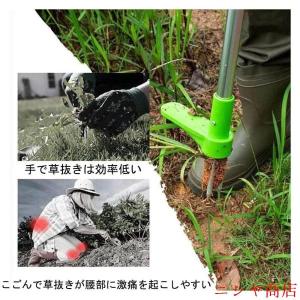 草抜き 草取り道具 立ったまま 草取り器 長柄...の詳細画像1