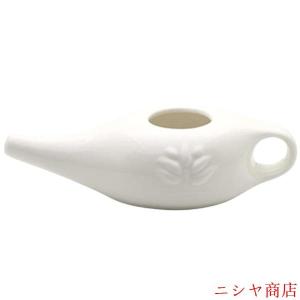 ヨガ ネティポット セラミック製 衛生的 鼻洗浄 風邪 鼻うがい 鼻洗い 衛生的 手動式 花粉症 アレルギー性鼻炎 鼻炎対策 鼻すっきり 子供 大人 適用 ノーズシャ