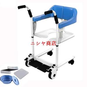 患者リフト車椅子、多機能シャワー便器チェア、18...の商品画像