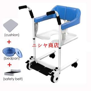 患者リフト車椅子、多機能シャワー便器チェア、1...の詳細画像2