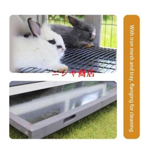 猫かご 家庭用屋外ペット ヴィラ ウサギ ケー...の詳細画像5