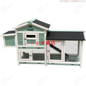 鶏小屋木製チキンハウス 屋外マルチレベル耐候性...の詳細画像5