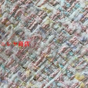ツイード生地 カラー織り生地 美しい衣装縫製生...の詳細画像2