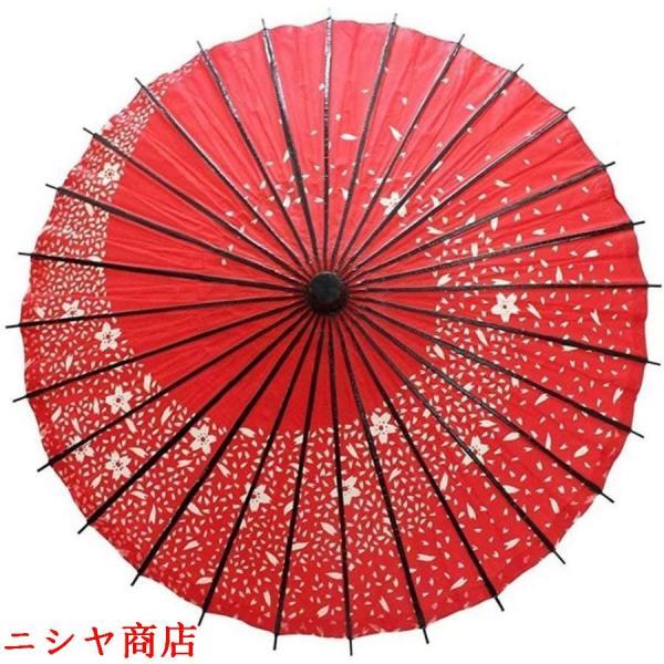 傘 長舞傘 雨傘 花柄 花火 インテリア コスチューム用小物 踊り傘 飾り用 防水 手作り 油引き ...