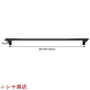 鉄パイプ衣類ラック壁掛けクローゼットバーハンガ...の詳細画像1