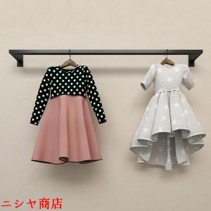 鉄パイプ衣類ラック壁掛けクローゼットバーハンガ...の詳細画像2