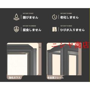 ペット用防音室 遮音強化ガラス 高耐久合金フレ...の詳細画像4