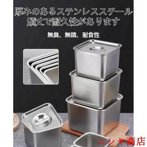 ステンレス角形調味容器家庭用商用鍋焼き食材ボト...の詳細画像4
