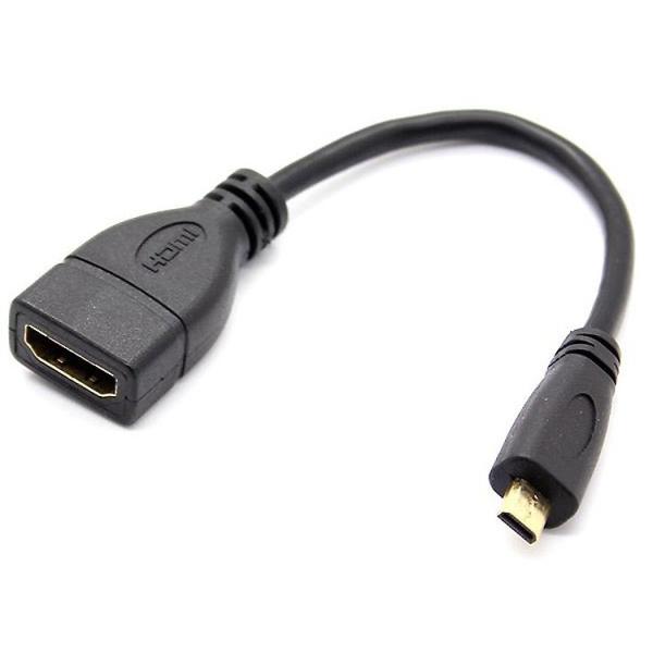 MICROHDMIオス TO HDMIメス 金メッキ 変換ケーブル 延長ケーブル HDMI1.4対応...