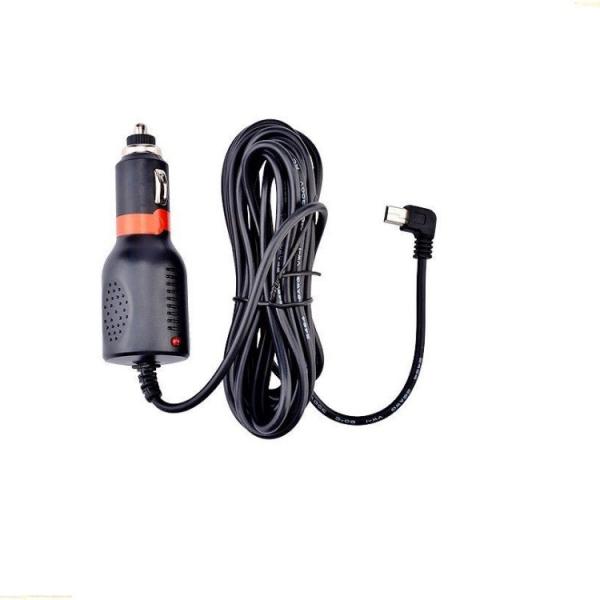 電源用シガーソケットケーブル 約3.5M 入力12V/24V両対応 5V/2A出力 ヒューズ内蔵 5...