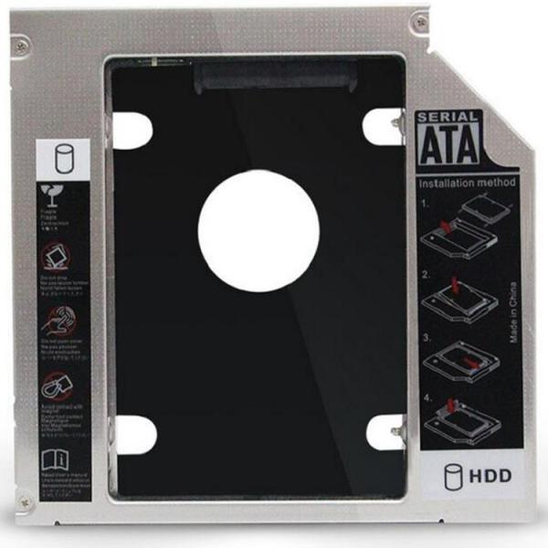 ノートPC専用2.5インチHDDマウンタ SSD対応 光学ドライブ SATA接続 12.7MM 9....