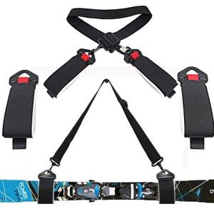 スキー板用 スキーショルダー 携帯式 最新分離式 着脱簡単 キャリア